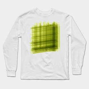 Green transparent stochastic Long Sleeve T-Shirt